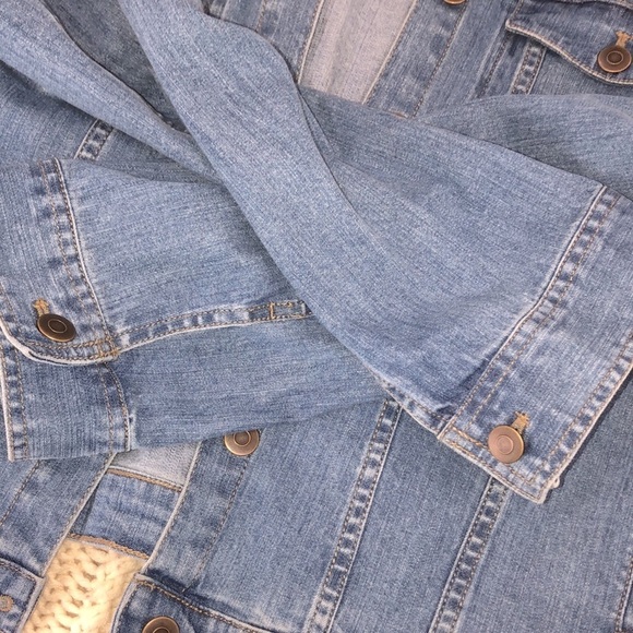 GARNET Hill size 16 blue jean denim jacket - Picture 10 of 11